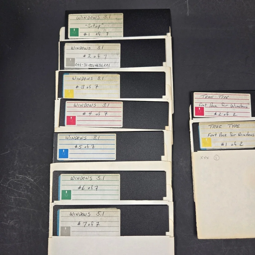 Lot of 9 Used 5.25